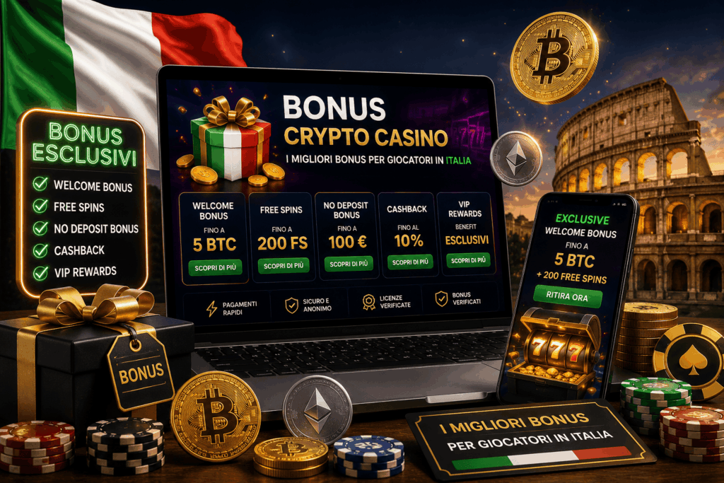 Miglior casinò crypto in Italia